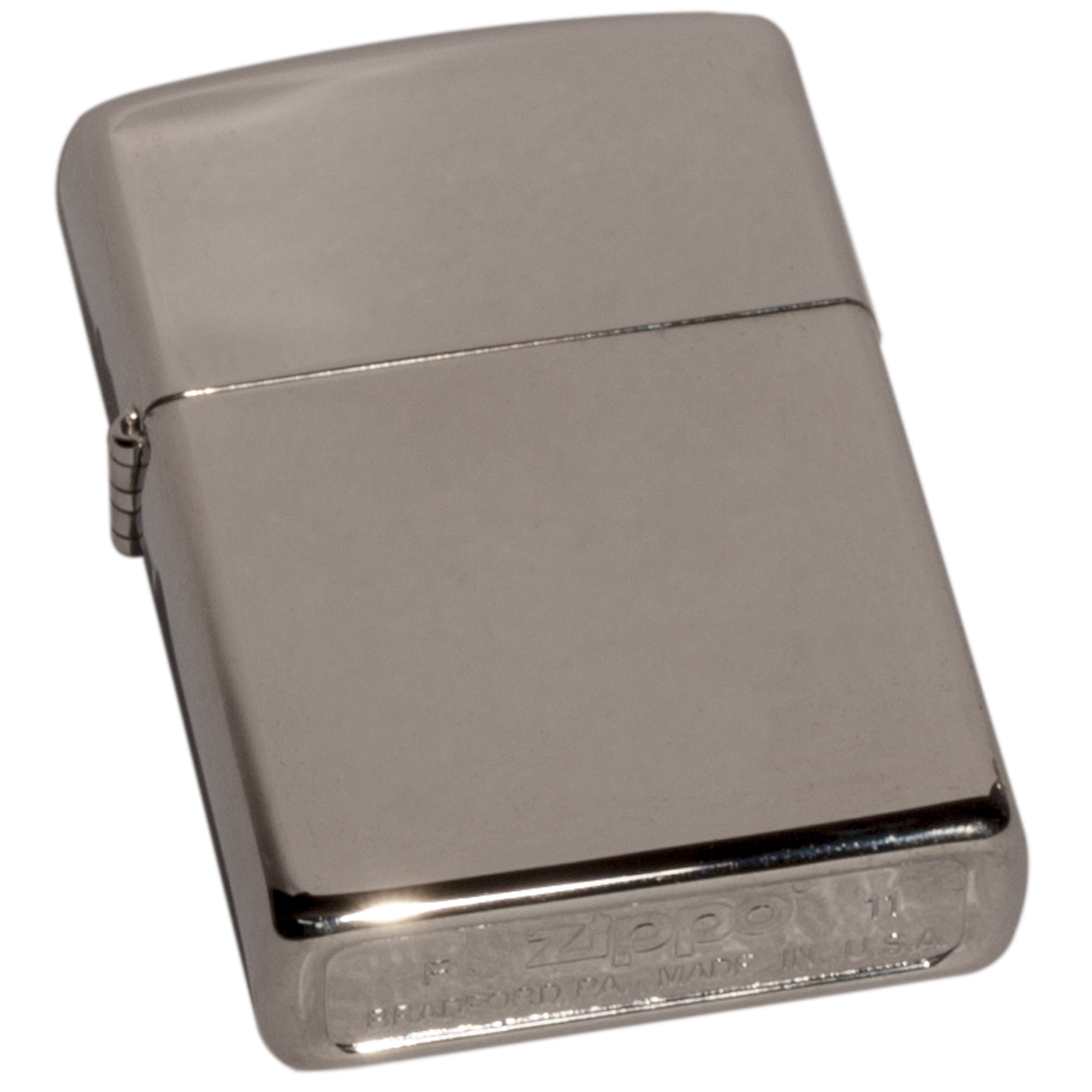 Polished Silver  Lighter. - Engrave-It