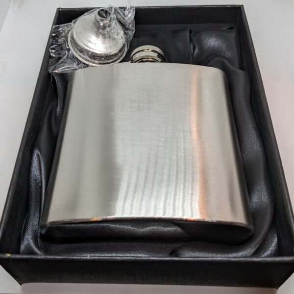 Brushed Hip Flask